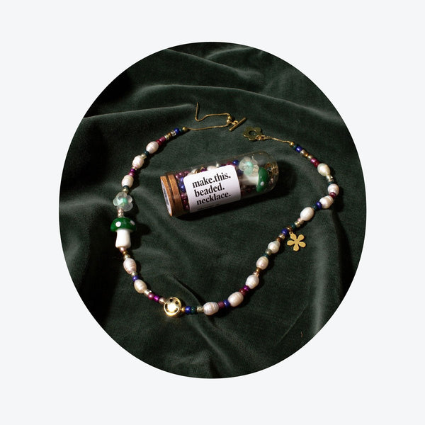 Make This Beaded Necklace Kit: HOLIDAY - Make This Universe