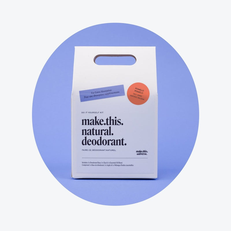 Make This Natural Deodorant: Build Your Own DIY Kit - Make This Universe