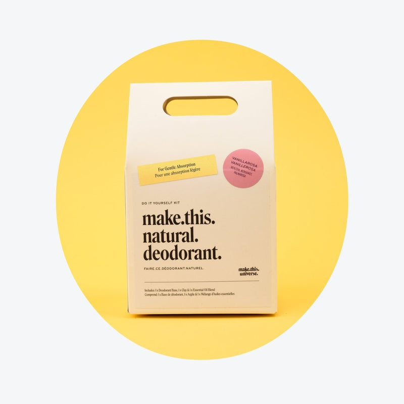 Make This Natural Deodorant: Build Your Own DIY Kit - Make This Universe