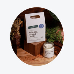 Make This Scented Candle: Cedarbark & Spice - Make This Universe