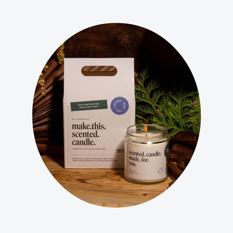 Make This Scented Candle: Cedarbark & Spice - Make This Universe
